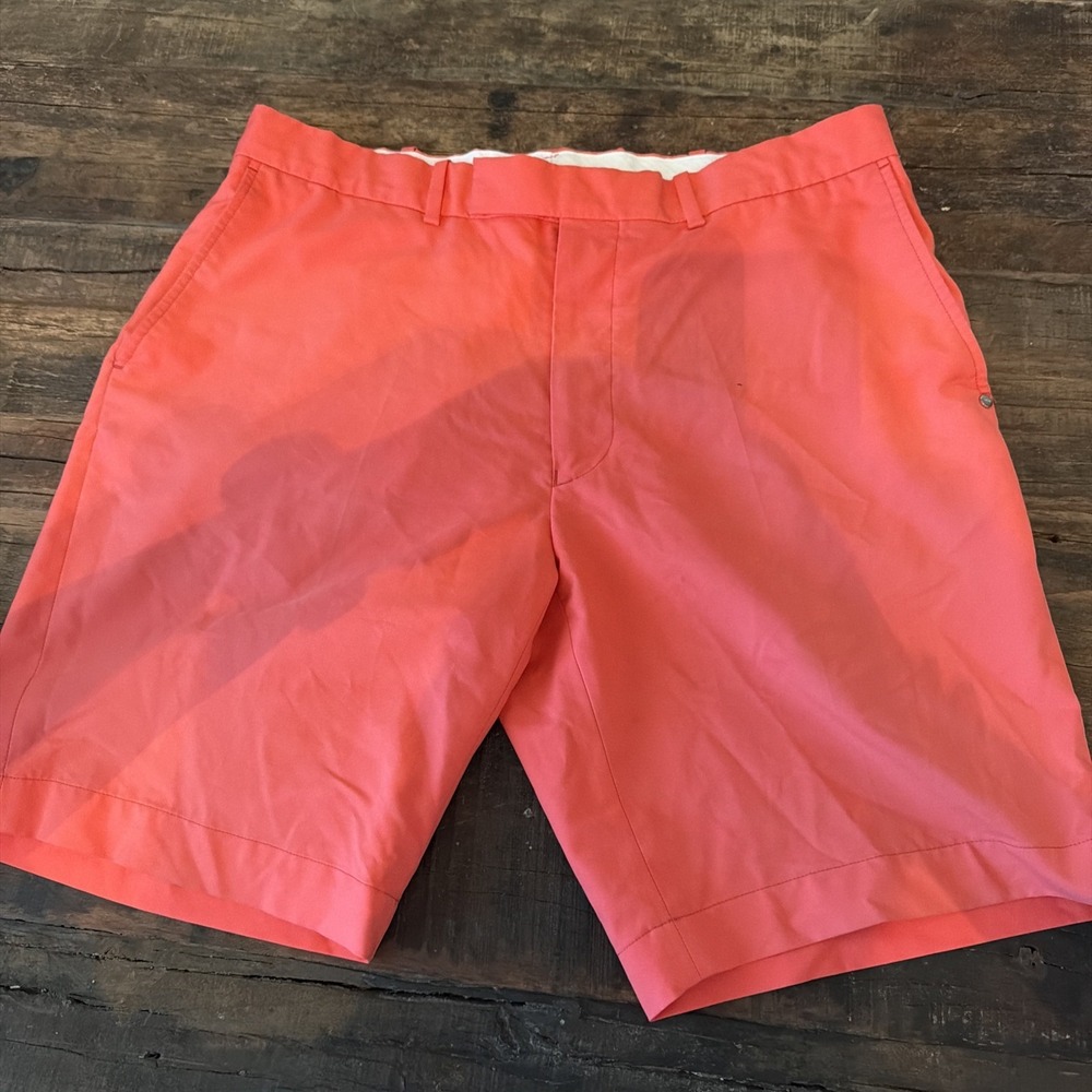 RLX Ralph Lauren Flat Front Performance Golf Shorts  Pink Size 35